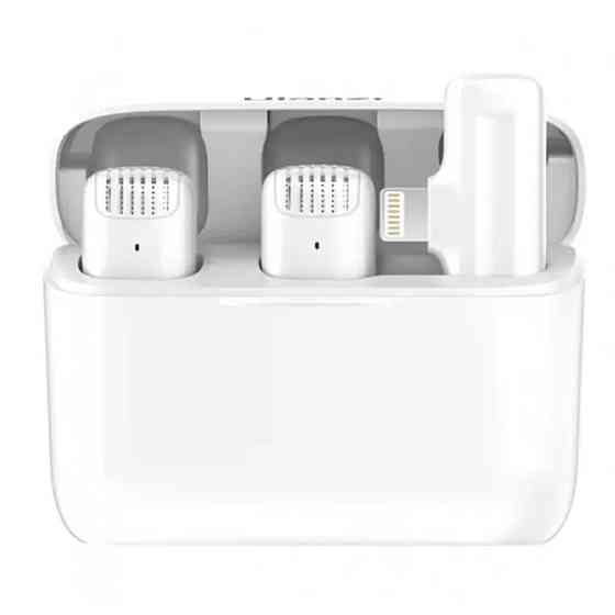 Бездротова мікрофонна система Ulanzi Vijim J12 Wireless Lavalier Microphone System (Lightning Apple interface ) (UV-3097 J12 white) Київ