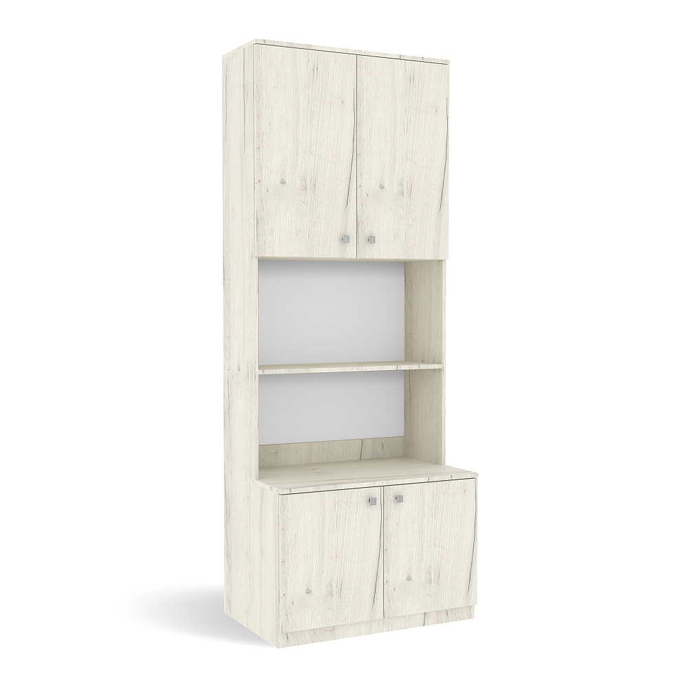 Пенал для вещей Favorit F-6, Дуб Крафт Білий, 800х530х2100 Львов - изображение 2