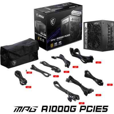 Блок питания MSI 1000W (MPG A1000G PCIE5) Винница