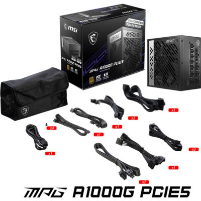 Блок живлення MSI 1000W (MPG A1000G PCIE5) Вінниця - фото 6