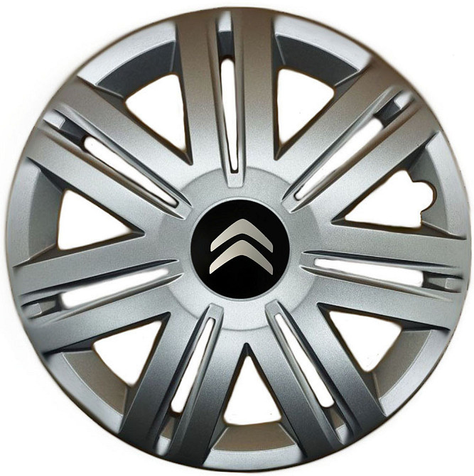 Автомобильные модельные колпаки R14 Citroen 203 4шт, SJS, серебряные Киев - изображение 1