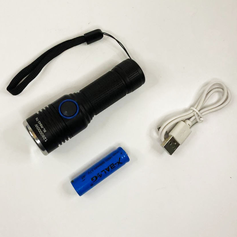 Лед фонарик с зарядкой Bailong, Фонарь уличный ручной, Лучший тактический фонарь ручной батарей HA-82 Львов - изображение 9