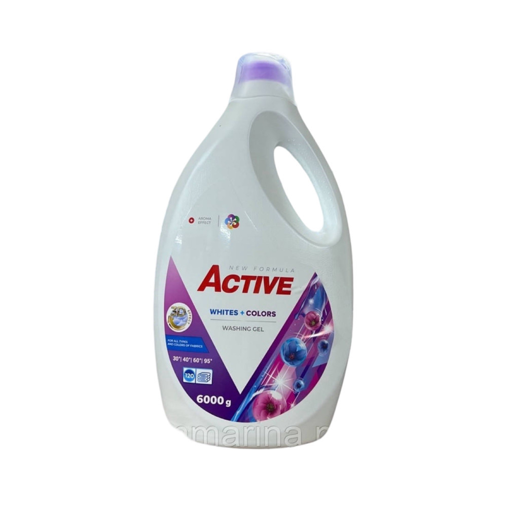 Гель для прання кольорових та білих речей Active Color 6 л. (Аналог порошка Ariel) Виноградов - изображение 1