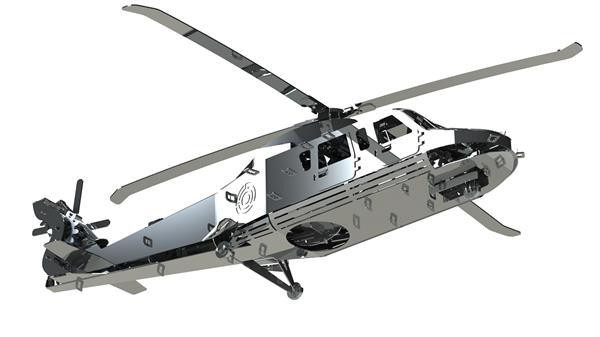 Колекційна модель-конструктор Metal Time Lifting Spirit Вертоліт механічний (MT027) Харків - фото 18