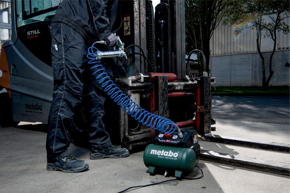 Компресор переносний Metabo Basic 160-6 W OF (601501000): 160 л/хв., 900Вт, 6 бар Київ - фото 10
