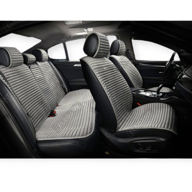 Накидки на сиденье napoli (перед+зад) полоса серые Мукачево - изображение 1