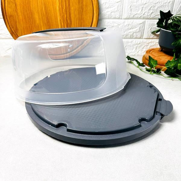 Тортовниця кругла з кришкою та ручкою велика Харків - фото 3