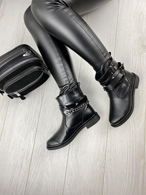 Черевики жіночі M.KRAFT чорні натуральна шкіра 38р. (2505) Коломыя - изображение 5