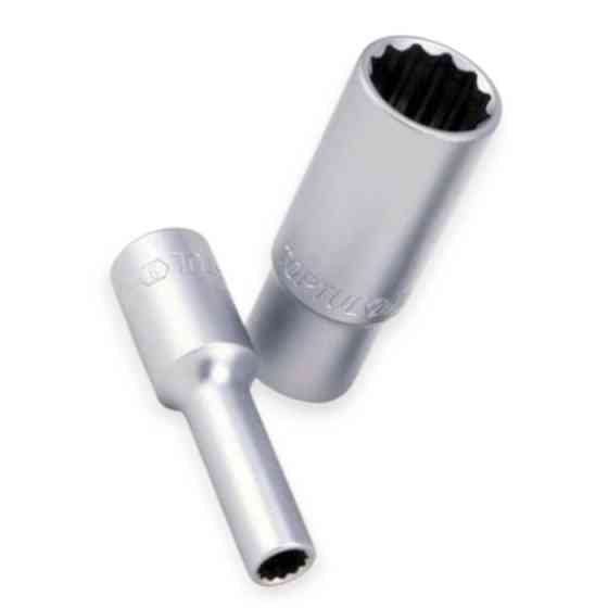 Головка торцевая двенадцатигранная удлиненная 1/2 30мм CrV Мукачево