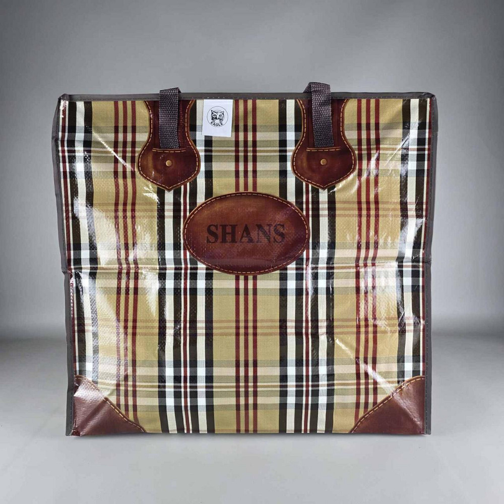 Сумка господарська, поліпропіленова, з кольоровим малюнком No4 Щільна (55x48x27) (1 шт.) Харків - фото 7