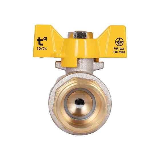 Кран кульовий Thermo Alliance Base 3/4" ВН для газу (метелик) SD607G20 Київ