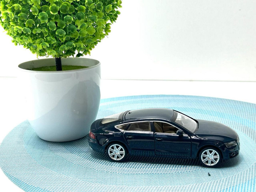 Машина металева Автопром Audi A7 Sportback світло звук відчиняються двері 1:32 Синя (68319) Чернигов - изображение 5