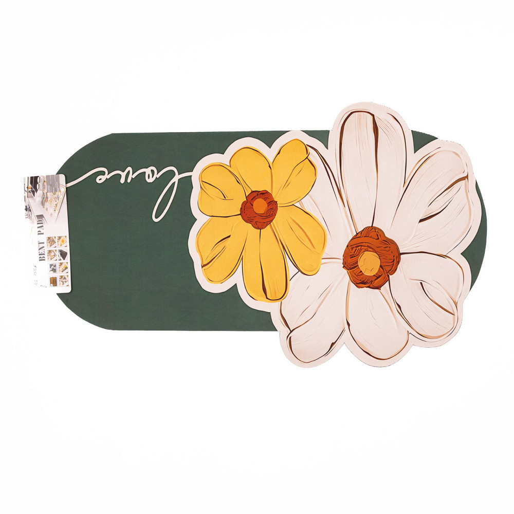 Yiwu Килимок універсальний овальний вологостійкий Зелений HP-42-15GR Київ - фото 3