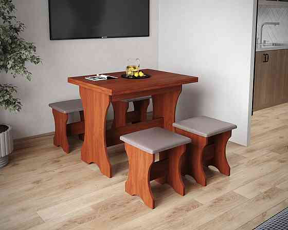 3 табурета (комплект) 35х35х44 см / mebelservice / Яблоня Львов