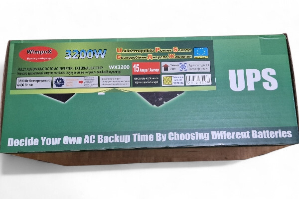 ДБЖ Перетворювач напруги автомобільний Wimpex WX 3200 USB, інвертор з UPS і зарядкою 1000Wat Одеса - фото 15