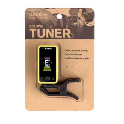 Тюнер для музичних інструментів D&apos;Addario Eclipse Tuner Yellow (PW-CT-17YL) Вінниця