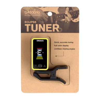 Тюнер для музичних інструментів D&apos;Addario Eclipse Tuner Yellow (PW-CT-17YL) Вінниця - фото 4