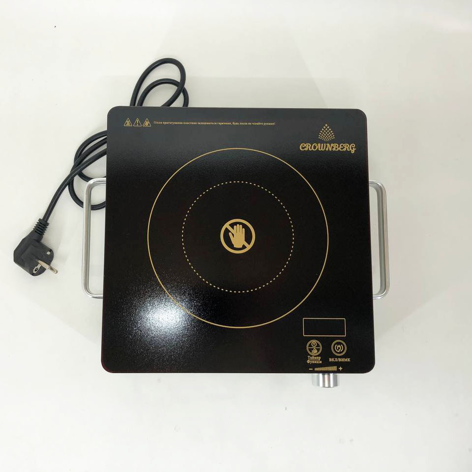 Бытовая переносная электроплита Crownberg CB-1325, Плиты настольные для кухни переносные IE-90 Львов - изображение 5