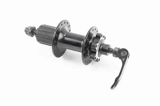 Втулка задня MTB алюмінієва 14Gx32H під касету 8-11зв, Disk-brake, 2 пром-підшипники 6200 2RS, кріпл. ексцентрик, чорна FB-A291В Київ