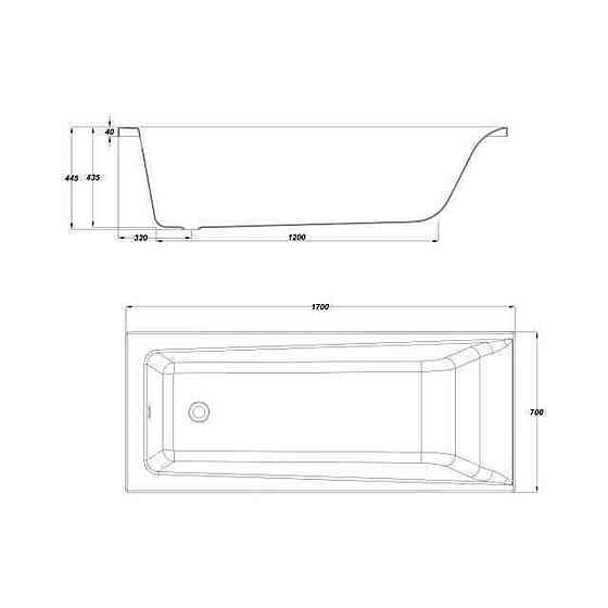 LORENA Ванна 170Х70 (8277) (000008277) Київ