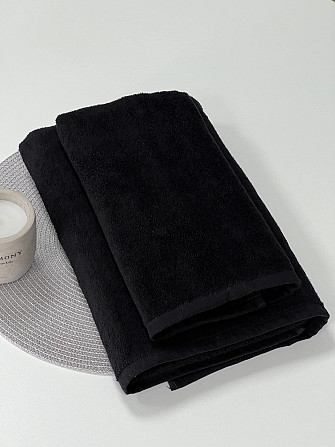 Салфетка махровая Ideal Textile 30х50 см 450 г/м2 черная Черновцы - изображение 4