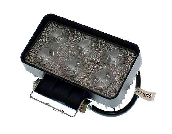 Світлодіодна фара AllLight 09type18W 6chip OSRAM 3535 spot (тонкий радіатор) Харків