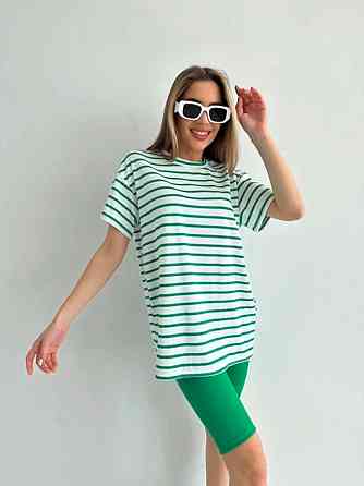 Костюм з велосипедками "Balance" оптом | Батал | Розпродаж моделі Зелений, 50-52 Київ