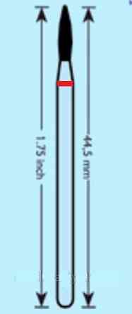 Насадка на фрезер алмазная малая пулевидная Киев