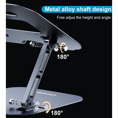 Підставка до ноутбука Choetech до 13&quot;, алюміній (H061-GY) Вінниця - фото 2
