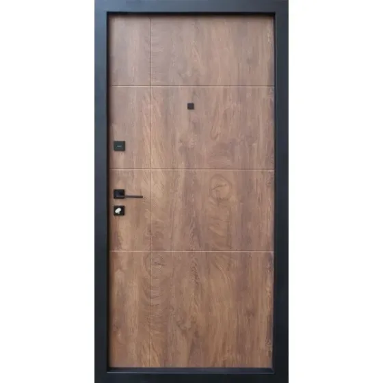 Входные двери Форт-М Трио Квадро спил дерева коньячный Киев