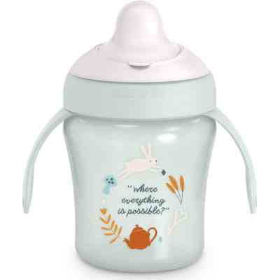 Поїльник-непроливайка Suavinex Wonderland чашка з носиком, 200 мл,+6 міс. світло-зелена (402789) Вінниця