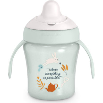 Поїльник-непроливайка Suavinex Wonderland чашка з носиком, 200 мл,+6 міс. світло-зелена (402789) Вінниця - фото 1