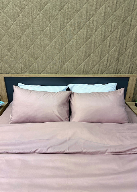 Комплект постельного белья, Decorator SOFTY UNO Peach Whip Полуторный 145х215 Пудровый (88-074) Киев - изображение 8