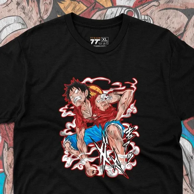 Футболка чоловіча з  принтом Ван Пис Gear 2 Розмір 48 Anime0201 Дніпро - фото 5