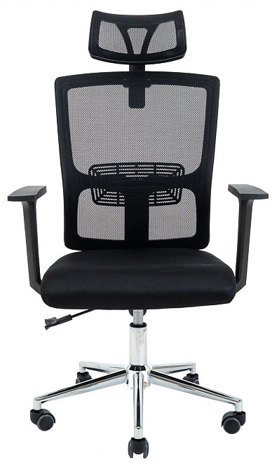 Офісне Крісло Керівника Richman Zuma Сітка Чорний Київ - фото 2