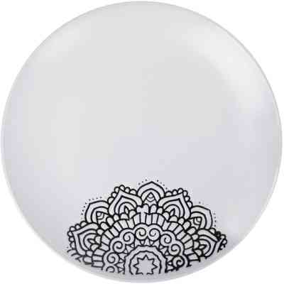 Тарелка Limited Edition Kora 25 см Обідня Біла (JH5277S-2) Винница