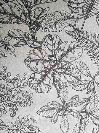 Шпалери флізелінові eco Decoprint Essentials EE22547 різні тропічні листя чорні на білому Київ