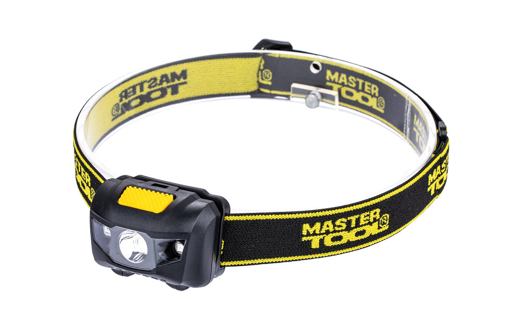 MASTERTOOL Ліхтар налобний MASTERTOOL 4 режими 59х41х32 мм WHITE LED+2xRED LED 3xAAA ABS 94-081 Коломия - фото 1