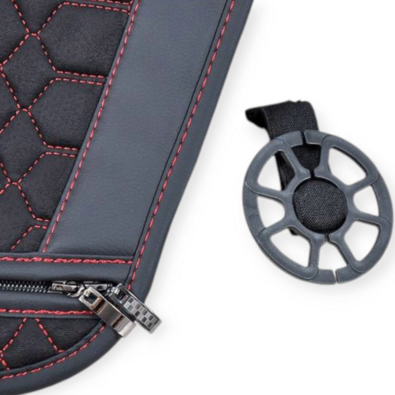 Накидки сидіння beltex monte carlo (передні) стільники чорно-червоні Мукачево - фото 2