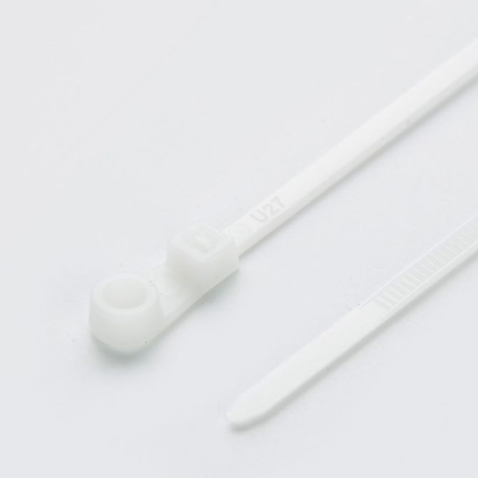 Хомут пластиковий 5,0*200мм з кільцем білий 100шт/уп APRO Житомир - фото 2