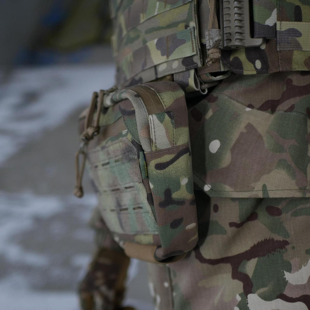 Сумка-напашник M Kiborg GU Cordura Multicam. Сумка напашник мультикам с велкро панелью Киев - изображение 9