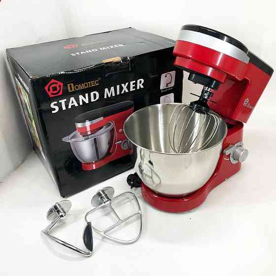 Кулинарный миксер Domotec MS-1368 1500 Вт, Стационарный планетарный тестомес с чашей SI-73 Ивано-Франковск