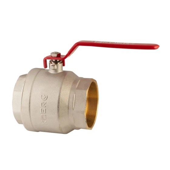 Кран кульовий Koer KR.214 - 4" FF ГГВ (ручка "важіль" червона) (KR4952)   ( 23184 ) Харків