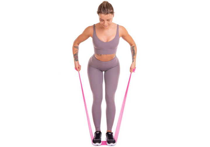 EasyFit Стрічка латексна EasyFit 0.35 мм для пілатеса та йоги зелена Коломия - фото 4