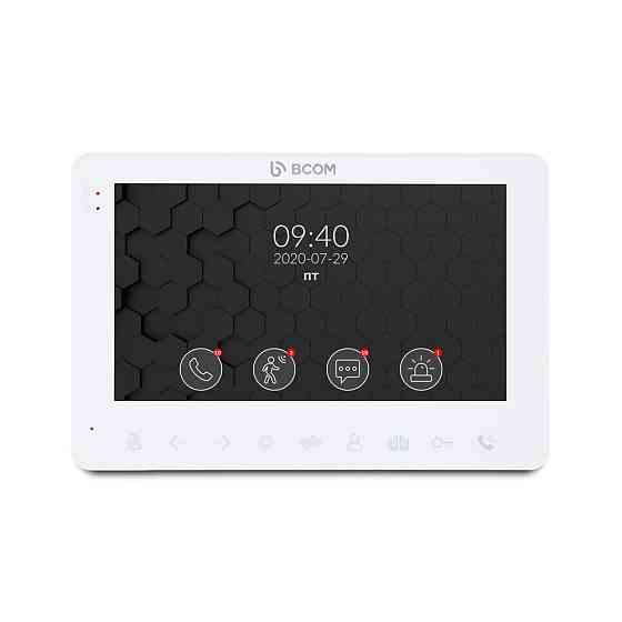 Відеодомофон 7 дюймів BCOM BD-780 White Київ