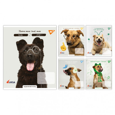 Зошит Yes Тварини URSA 2025 А5 48 аркушів клітка (768261) Вінниця - фото 1