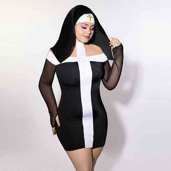 Эротический костюм монашки JSY P61130 Plus Size Sex Aura Киев
