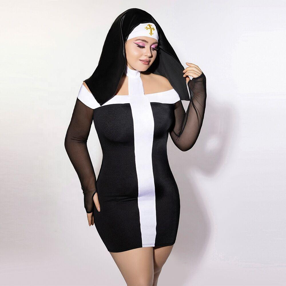 Эротический костюм монашки JSY P61130 Plus Size Sex Aura Киев - изображение 2