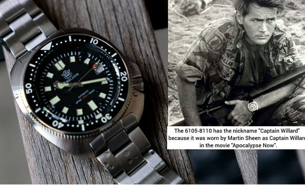 Механічний годинник STEELDIVE SD1970 Капітан Willard. Seiko NH35 авто. Харків - фото 1