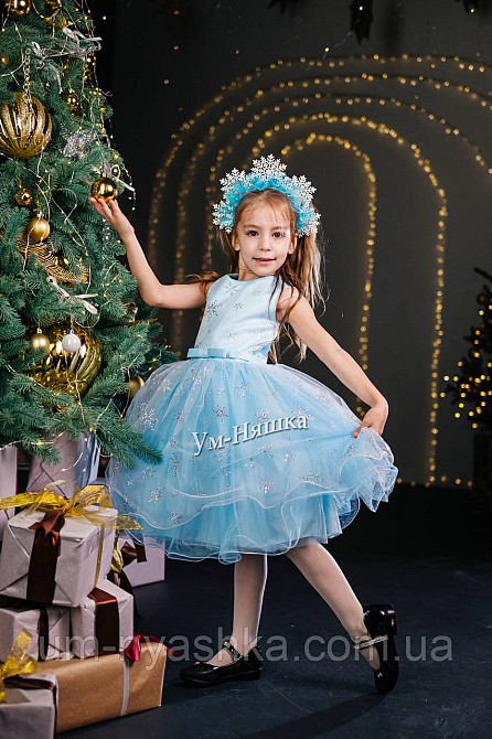 Обруч обідок Сніжинка корона Снігова королева Кривий Ріг - фото 13